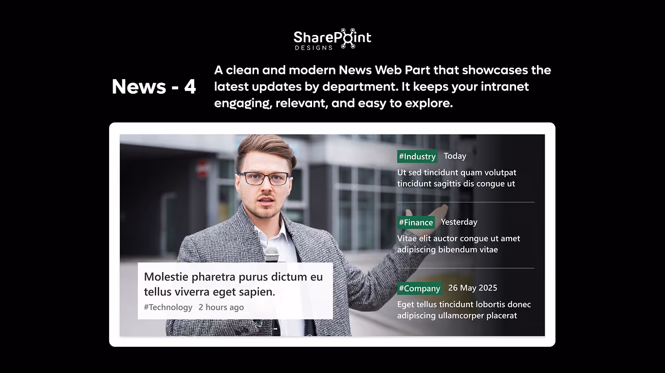 News 04 - News Spotlight with Category Timeline
