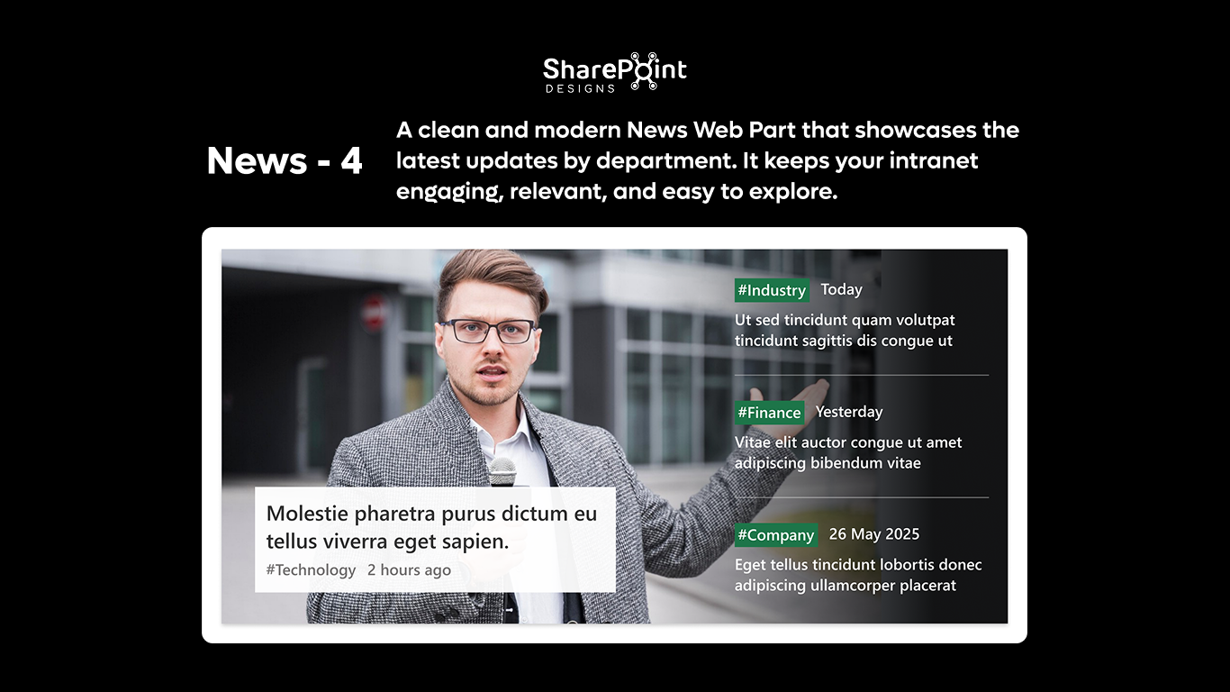 News 04 - News Spotlight with Category Timeline 