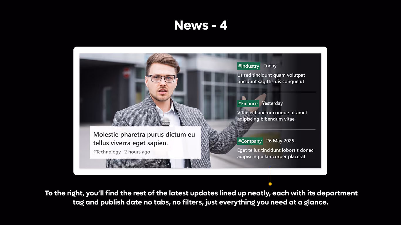 News 04 - News Spotlight with Category Timeline