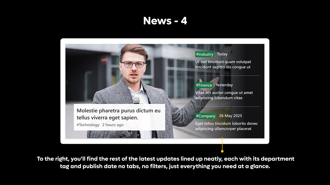 News 04 - News Spotlight with Category Timeline 