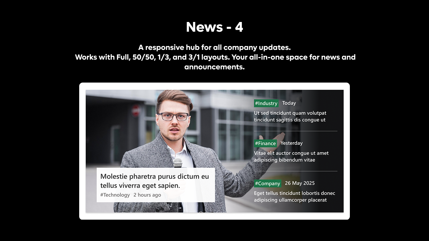 News 04 - News Spotlight with Category Timeline 
