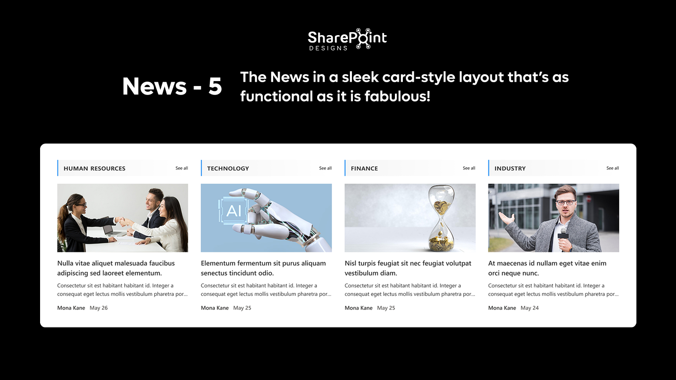 News 05 - Department News Blocks