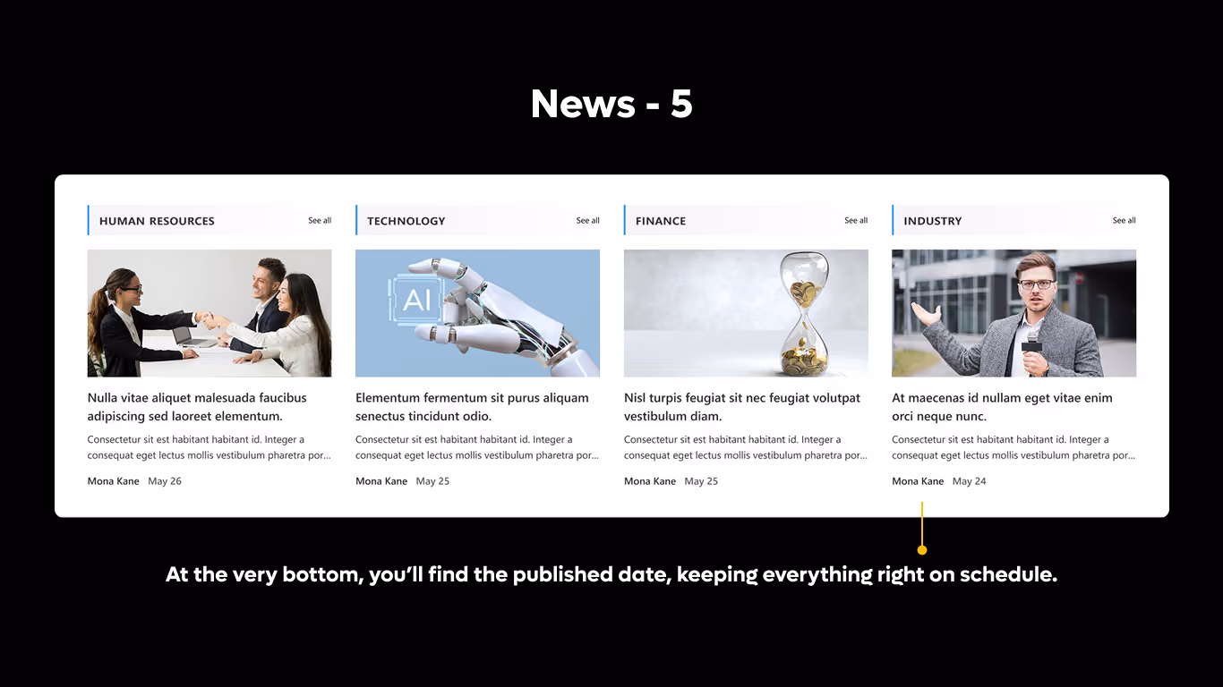 News 05 - Department News Blocks