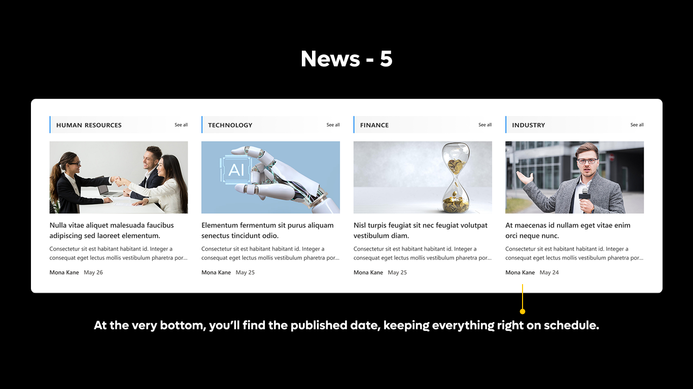 News 05 - Department News Blocks