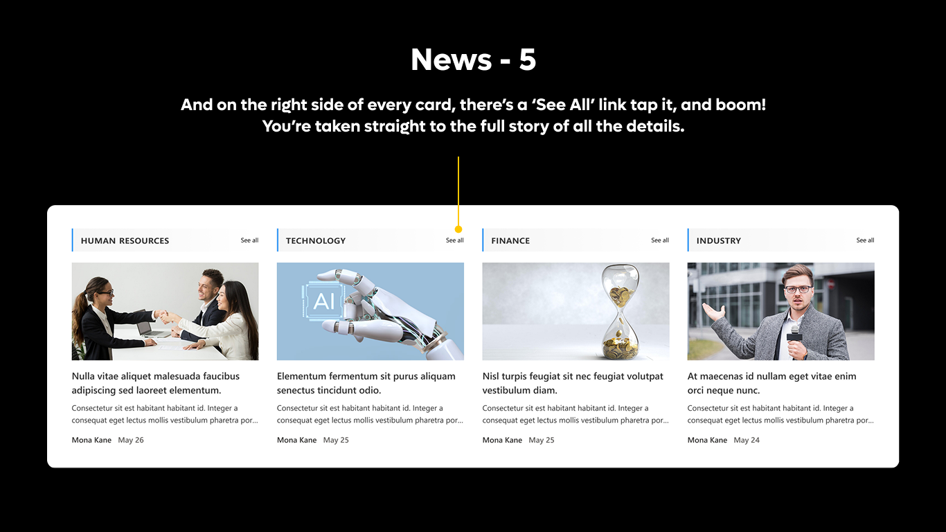 News 05 - Department News Blocks