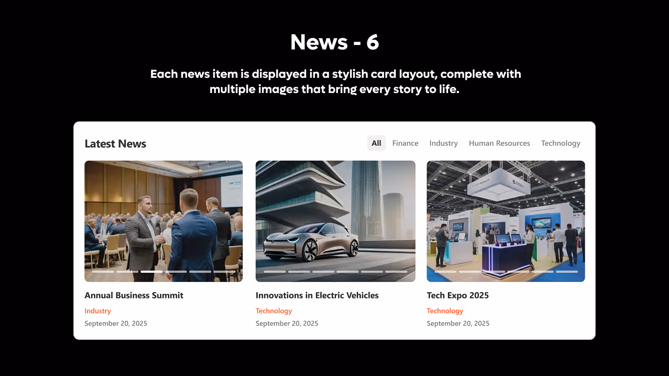 News 06 - Latest News - Card Slider