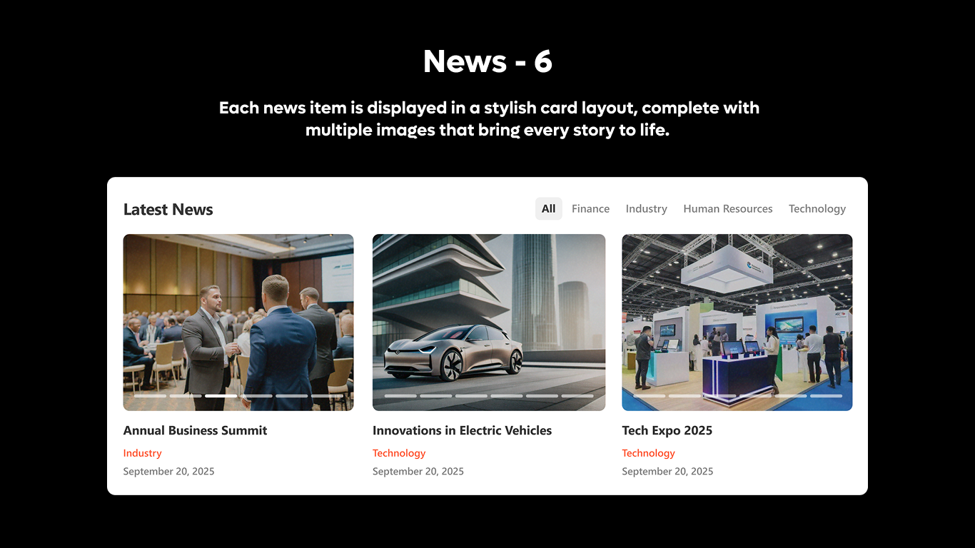 News 06 - Latest News - Card Slider
