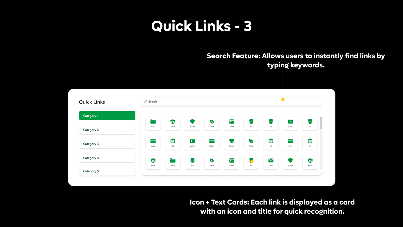 Quick Links 03 - Category-Based Quick Links