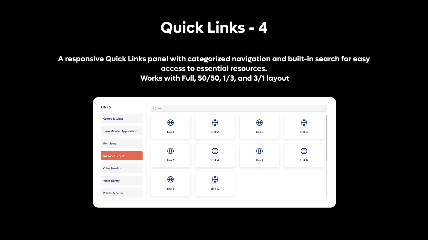 Quick Links 04 - Benefits & Resources Hub