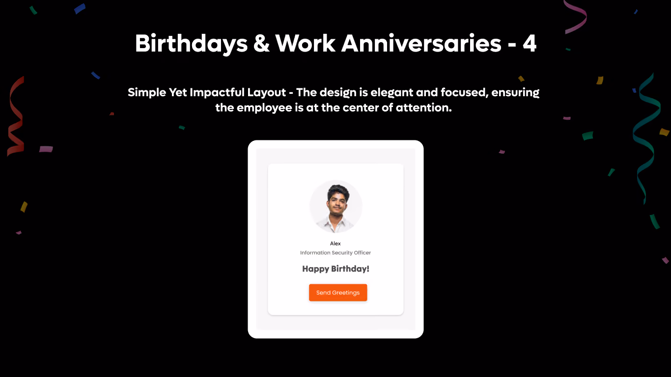 Birthday Greeting Card – Minimal