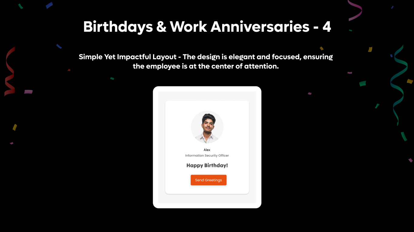 Birthday Greeting Card – Minimal