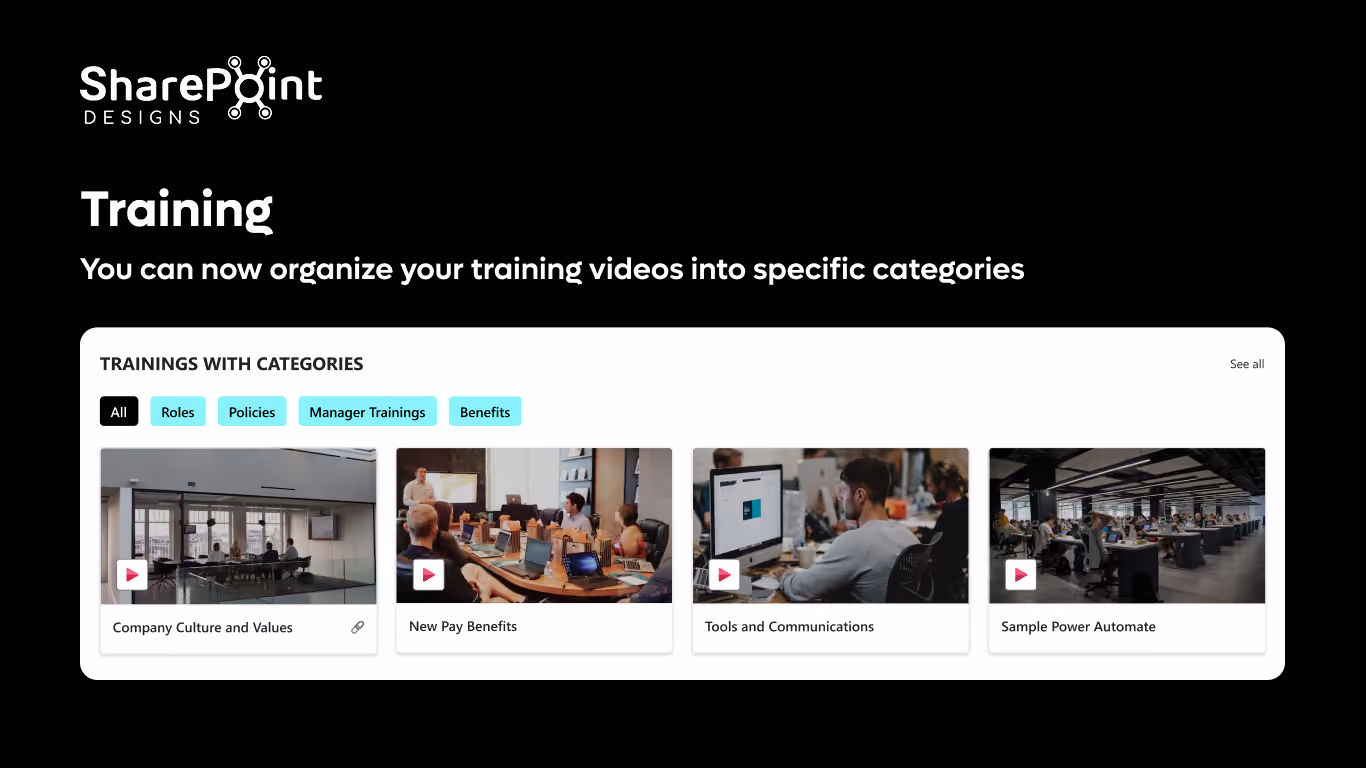 Training with Categories