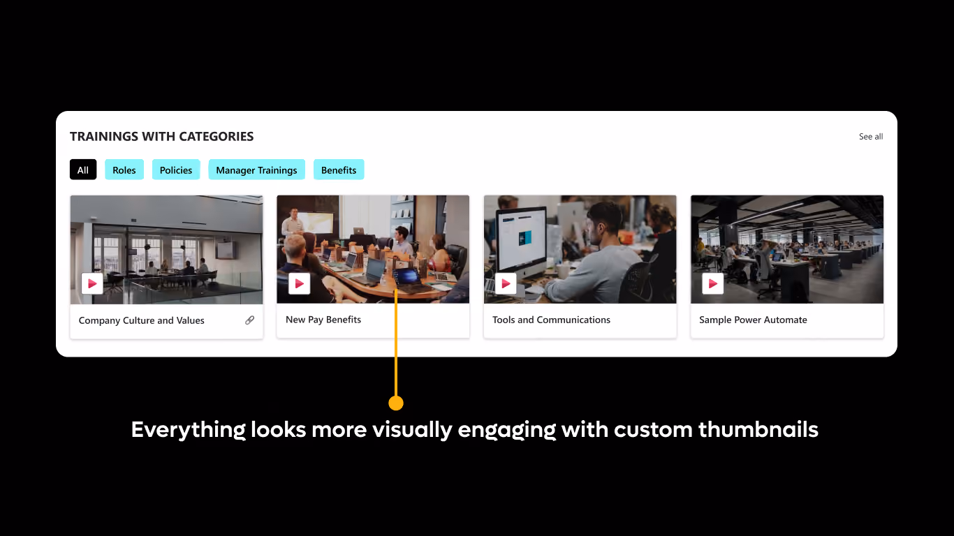 Training with Categories