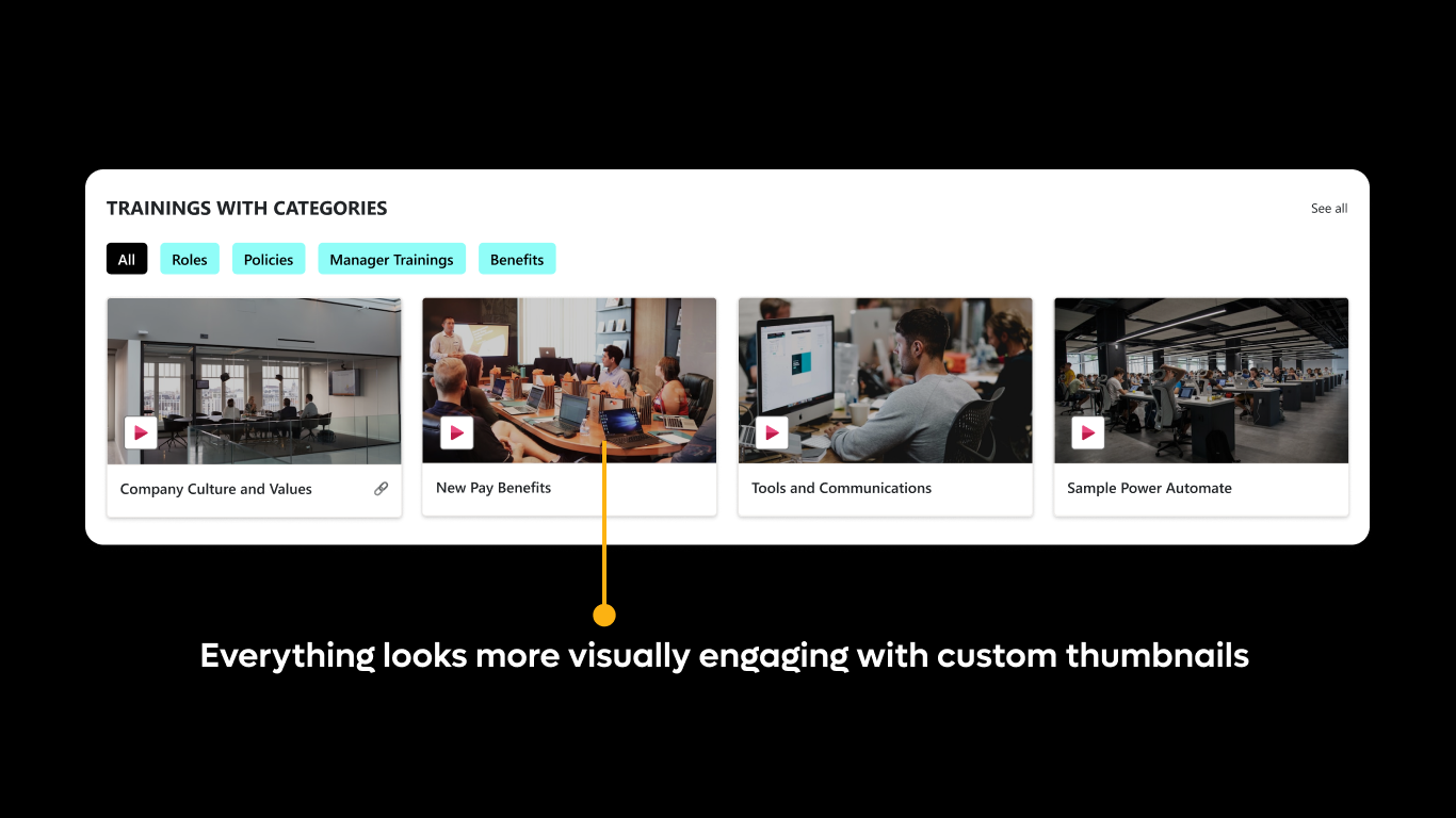 Training with Categories