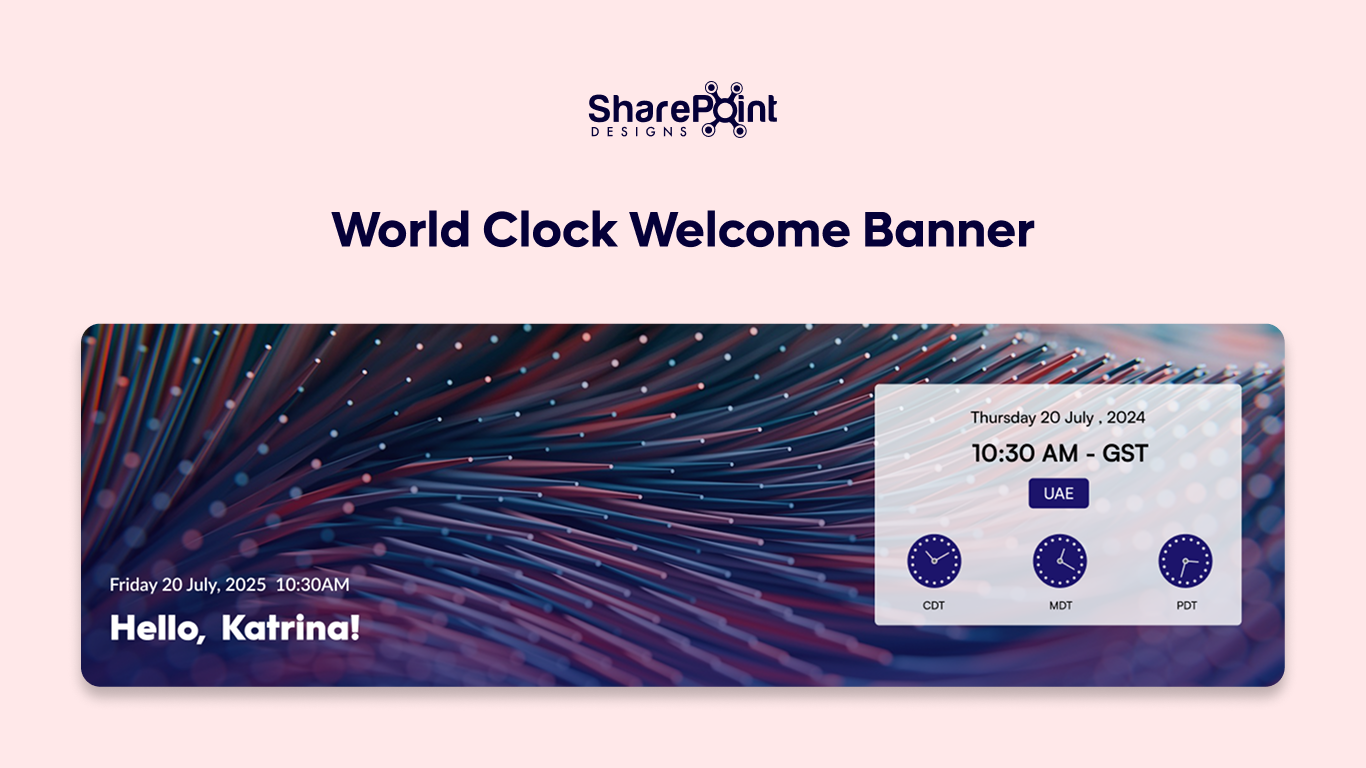 Banner 09 - World Clock Welcome Banner