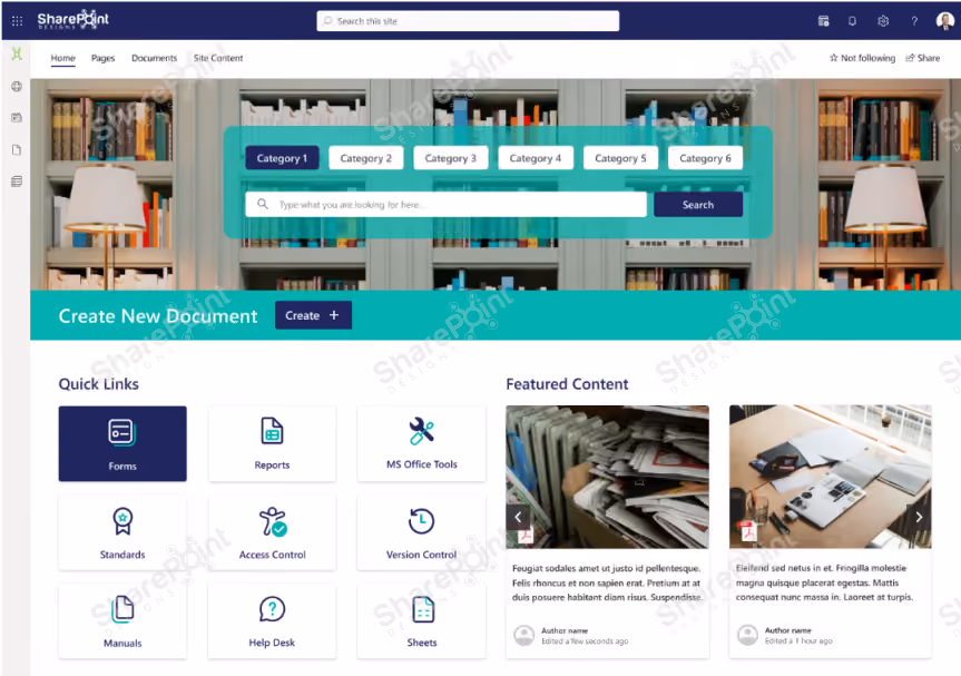 document-management-template-sharepoint-intranet-design