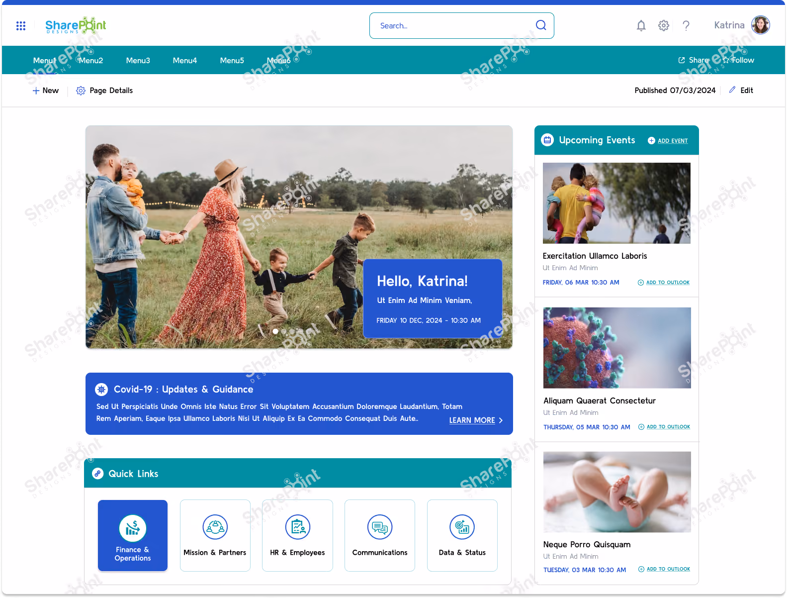 Healthcare-sharepoint intranet examples