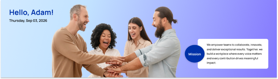 Custom Welcome Banner WebPart