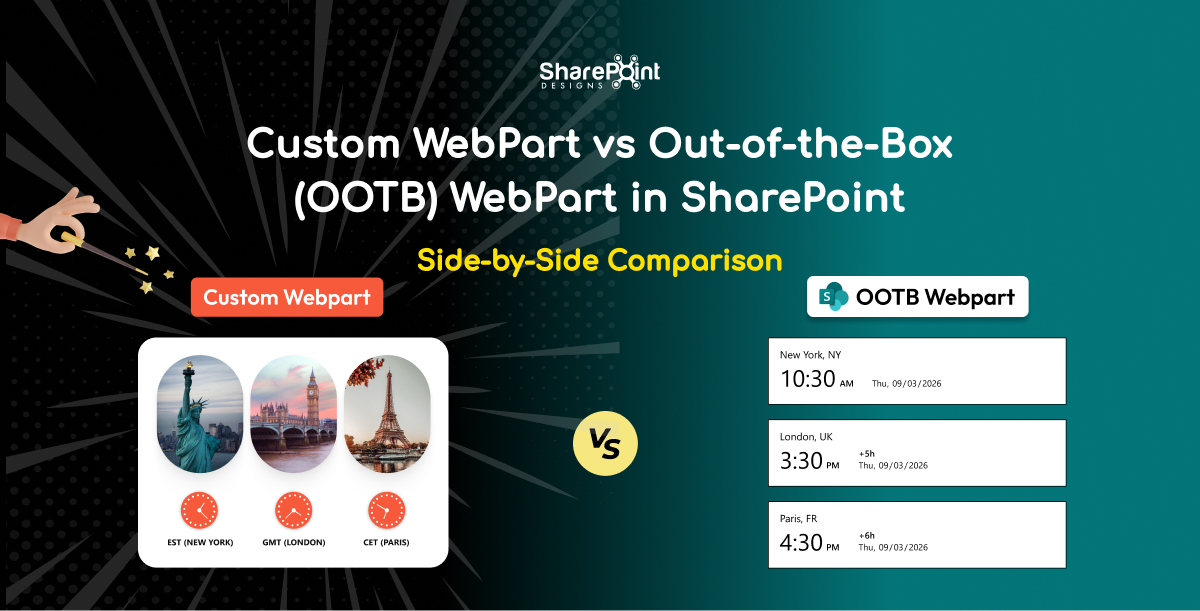 SharePoint OOTB vs Custom SPFx WebPart