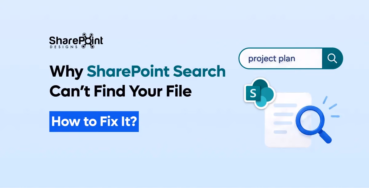 SharePoint Search Can't Find Your File
