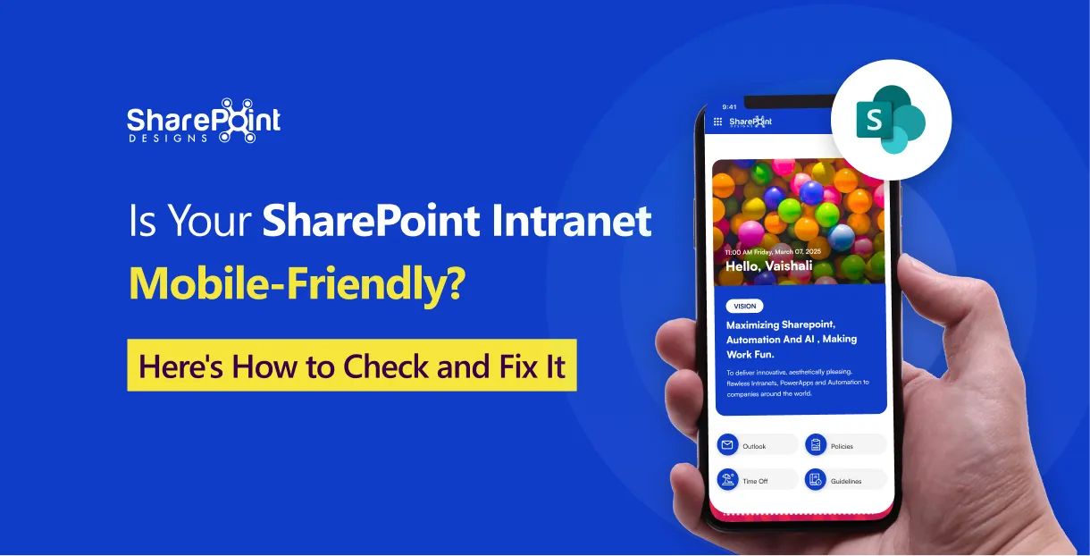 Mobile-friendly SharePoint intranet for modern workplaces