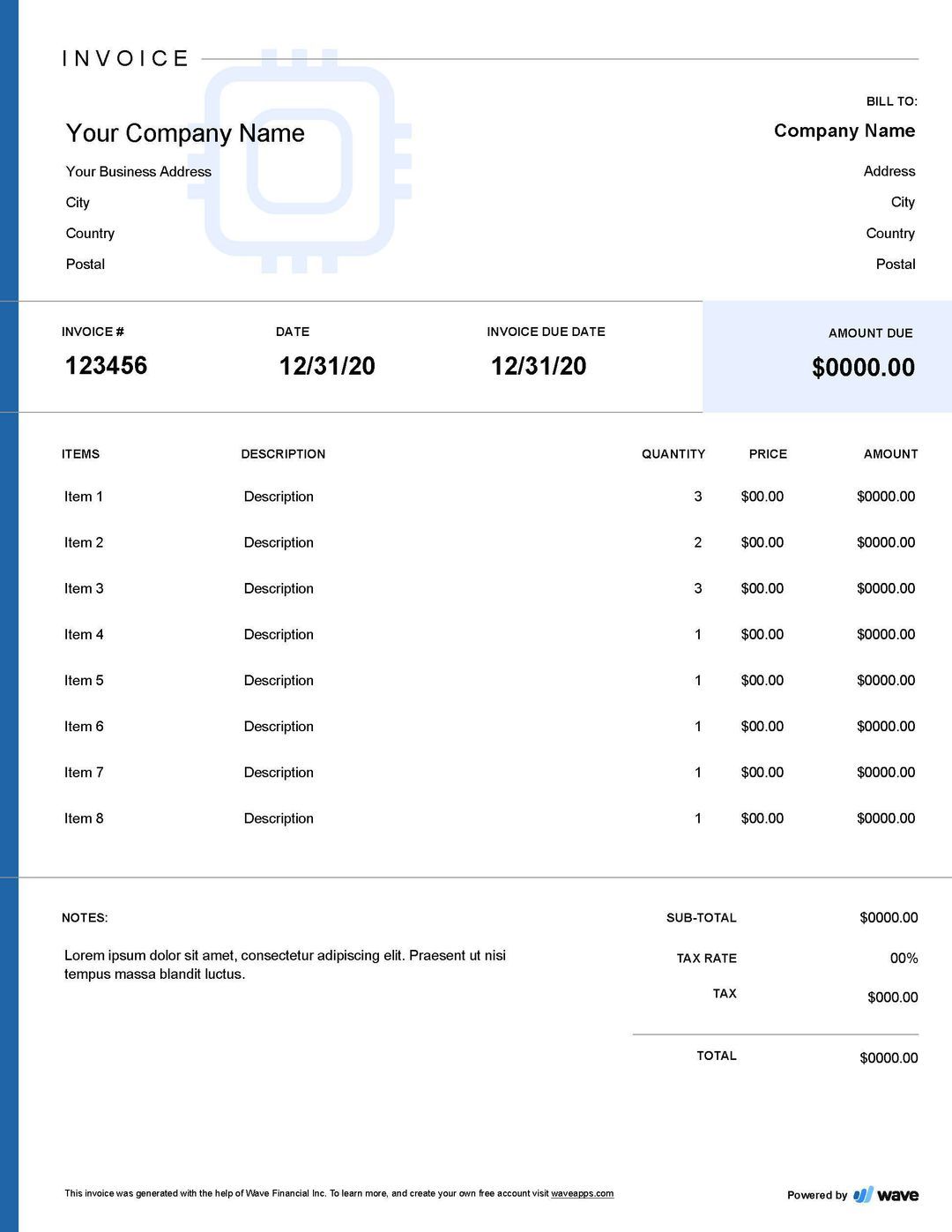Programmers Invoice Software Development Invoice Template - Free Download