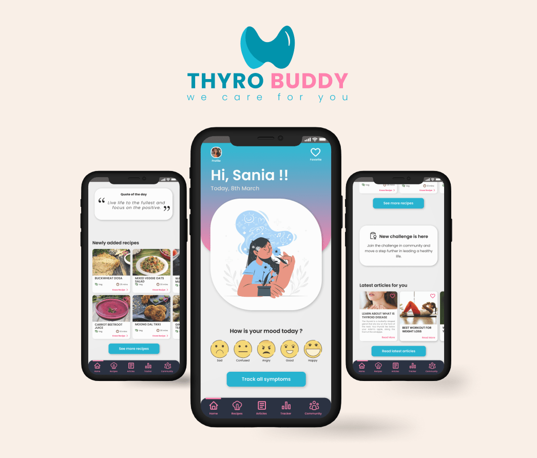 A mockup of a project