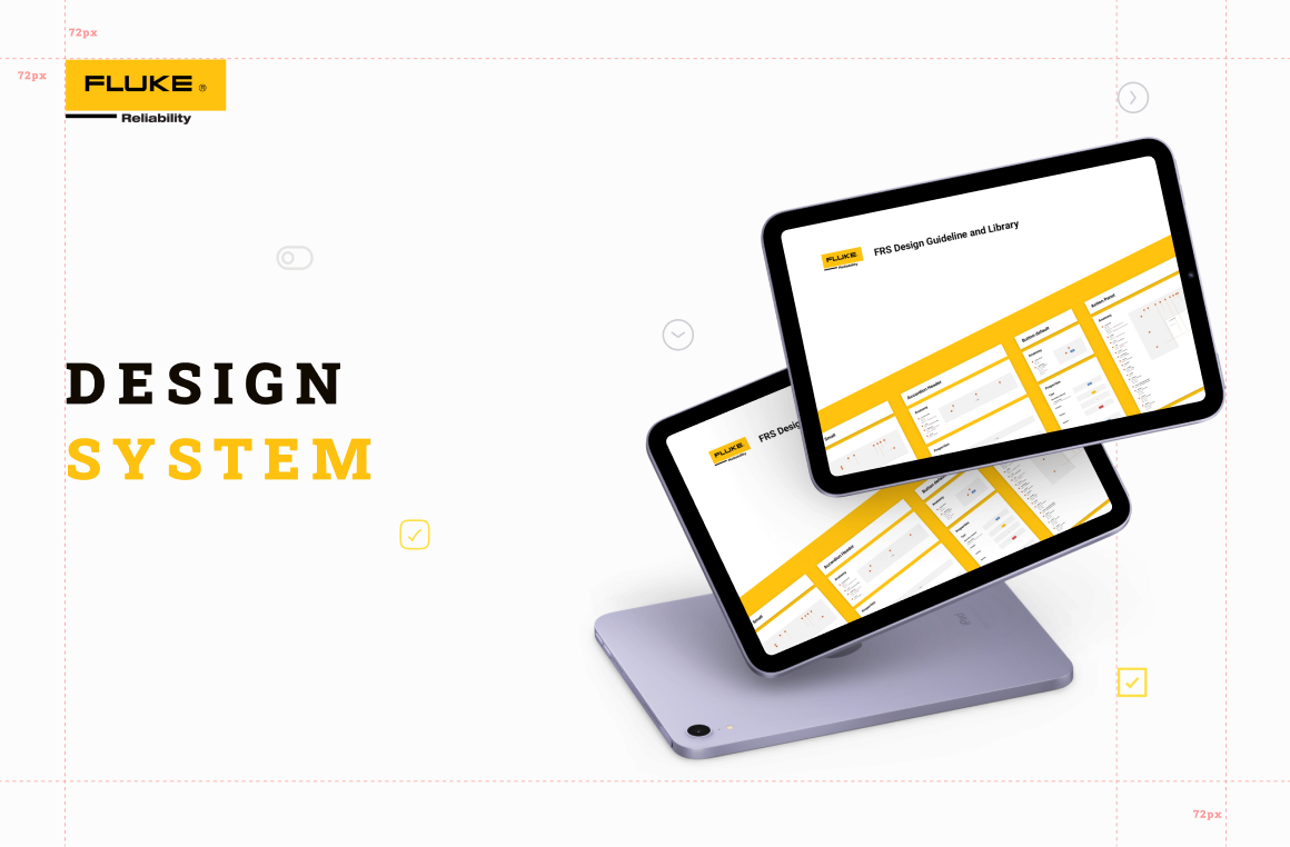 A mockup of a project