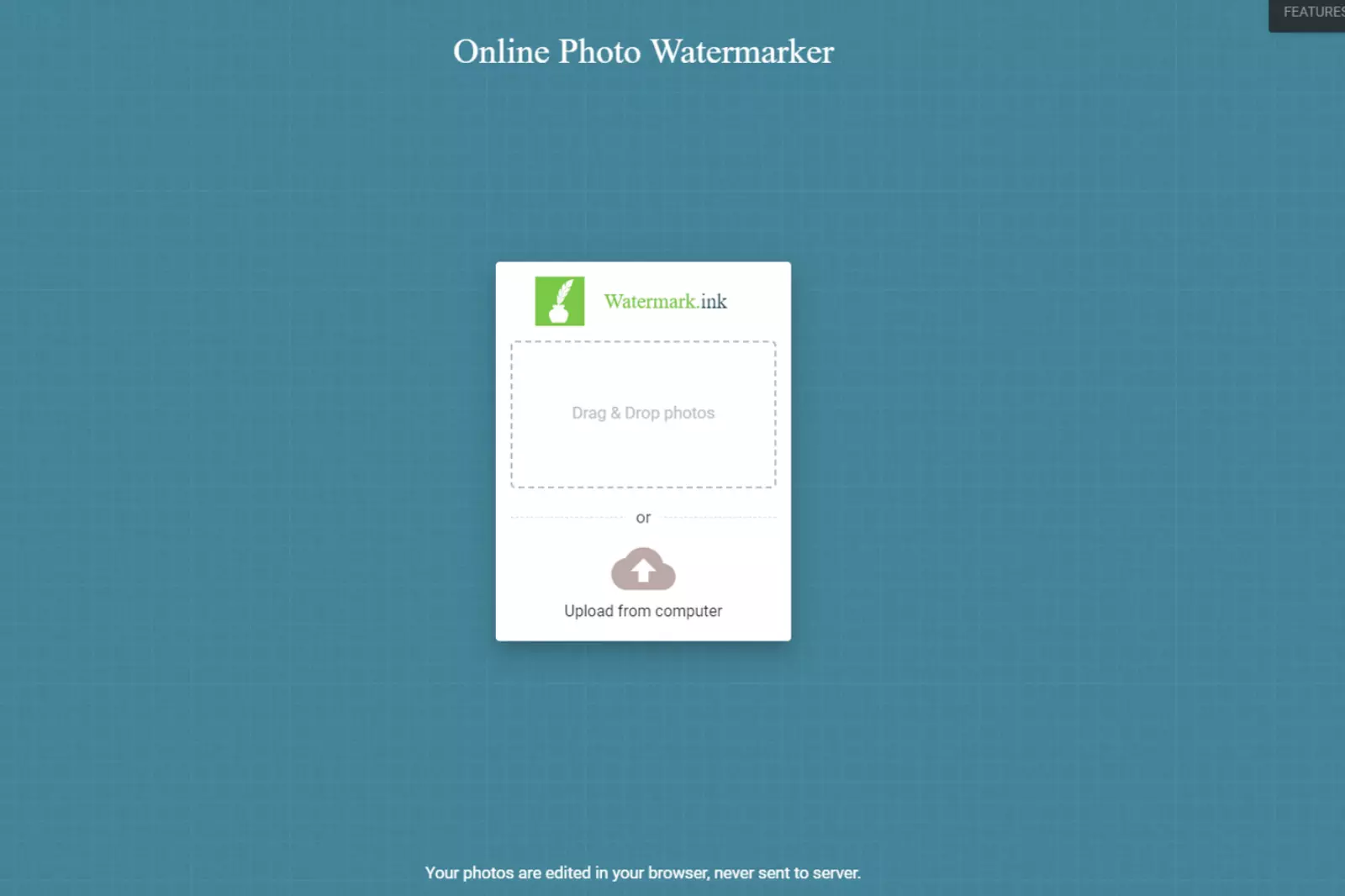 Home Page of Watermark.ink