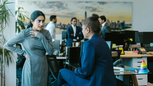 An Indian type 2 diabetic woman at work.