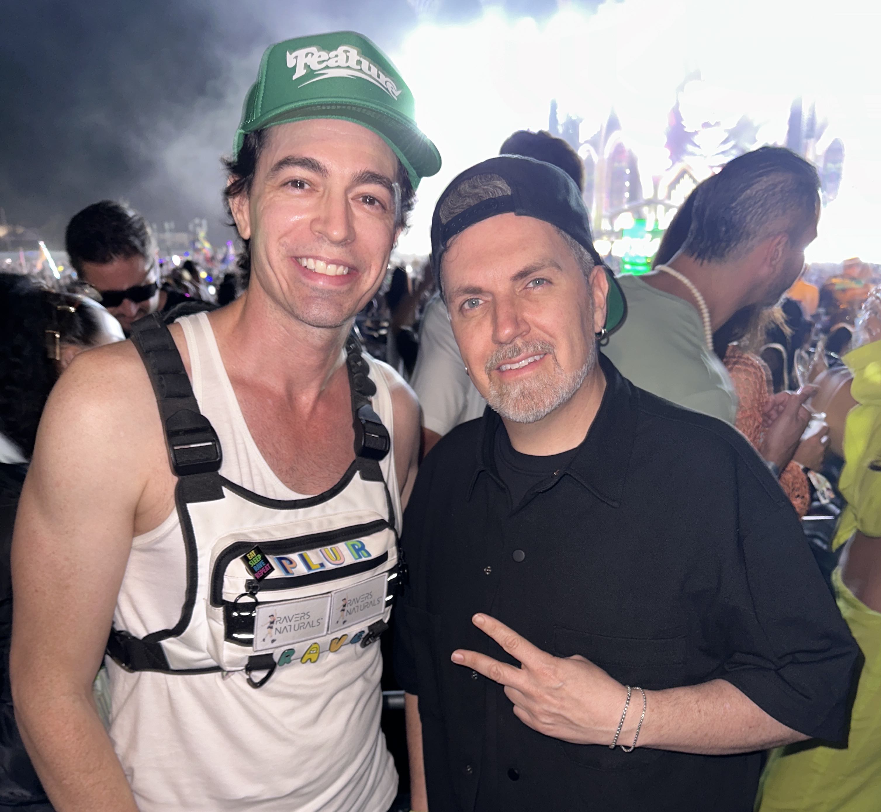 Ravers Naturals ravers having fun at an Insomniac Muisic festival called EDC Las Vegas