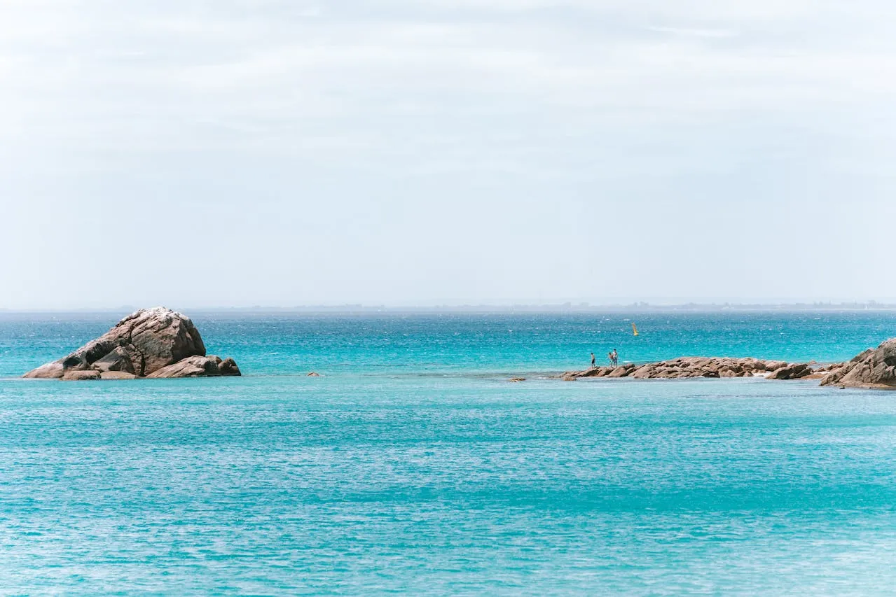 Crystal clear ocean waters at South West WA