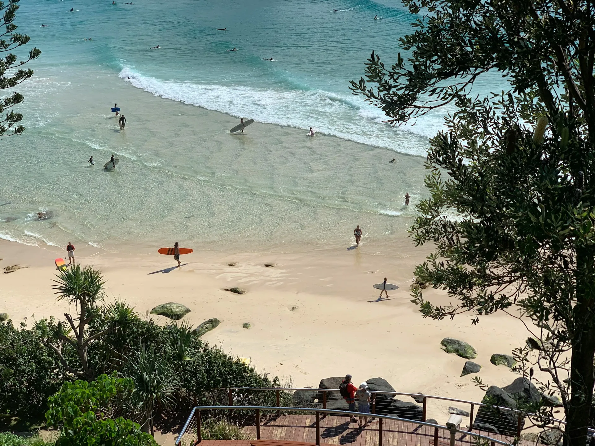 A beach at Coolangatta, Queensland