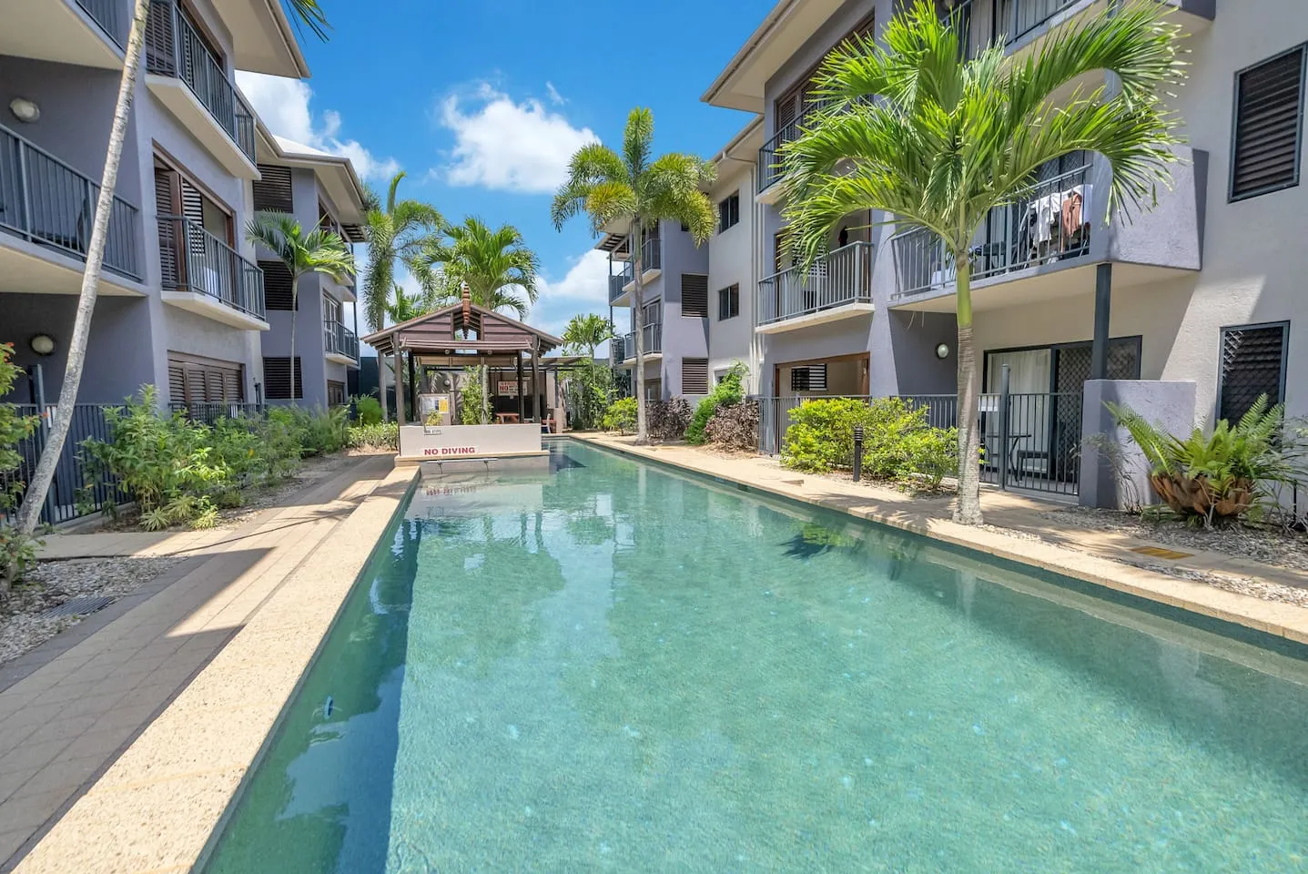 Dive into relaxation with access to five inviting swimming pools, including a heated option for year-round enjoyment.