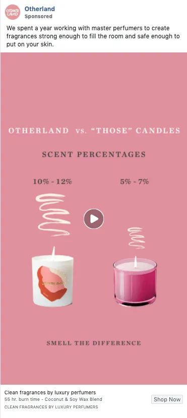 Otherland's Facebook Ad