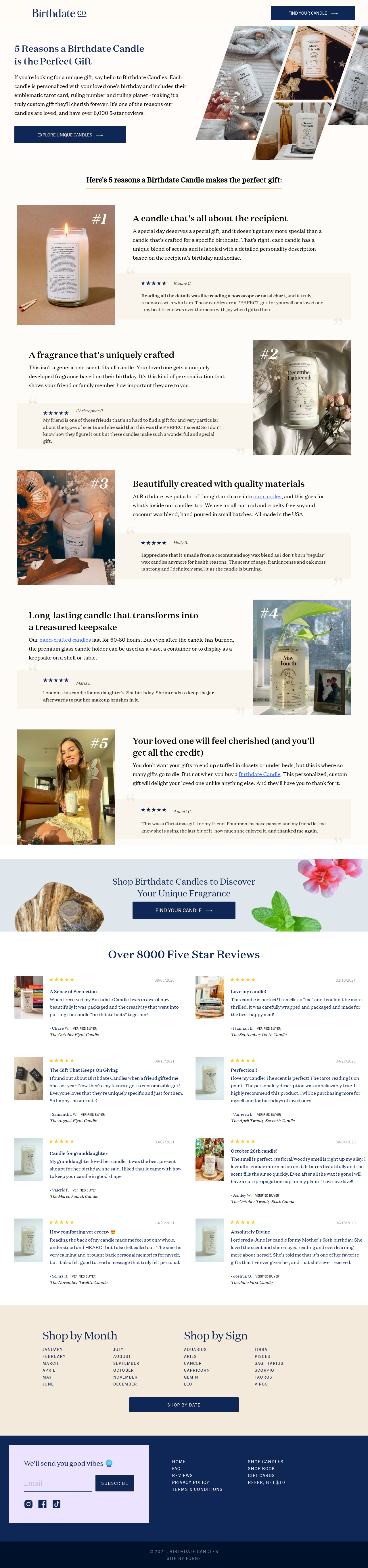 Desktop Landing Page