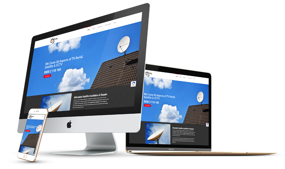 Mobile responsive website for small size business TransAM