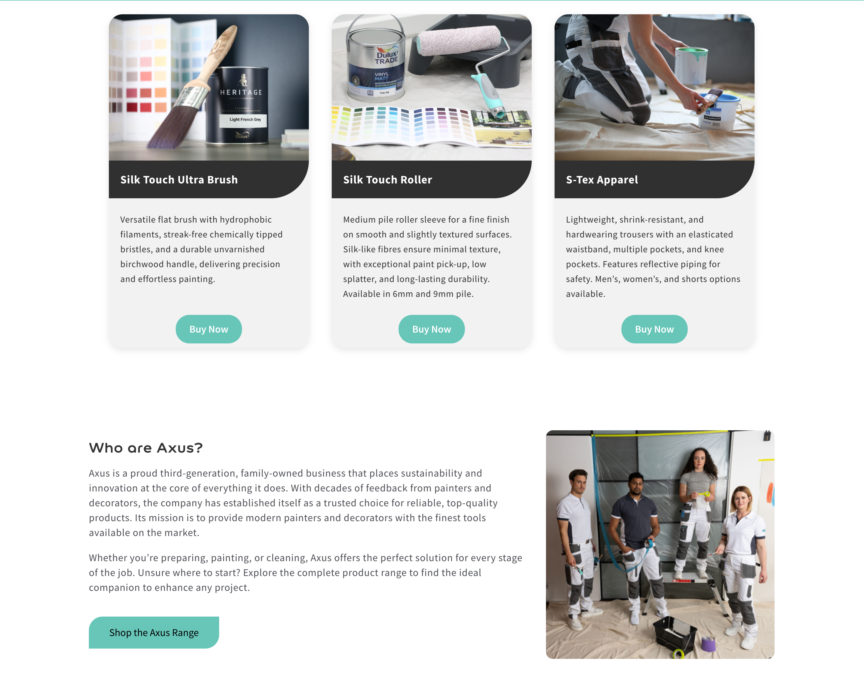 Black Friday sale banners offering 20% off online and 25% off various Dulux paint products including Heritage Colour Tint, Trade Diamond Matt, Trade Vinyl Matt 7.5L, Trade Stain Block Matt, and discounts on decorating accessories, plus Armstead Contract Matt priced at £10.82 excluding VAT.