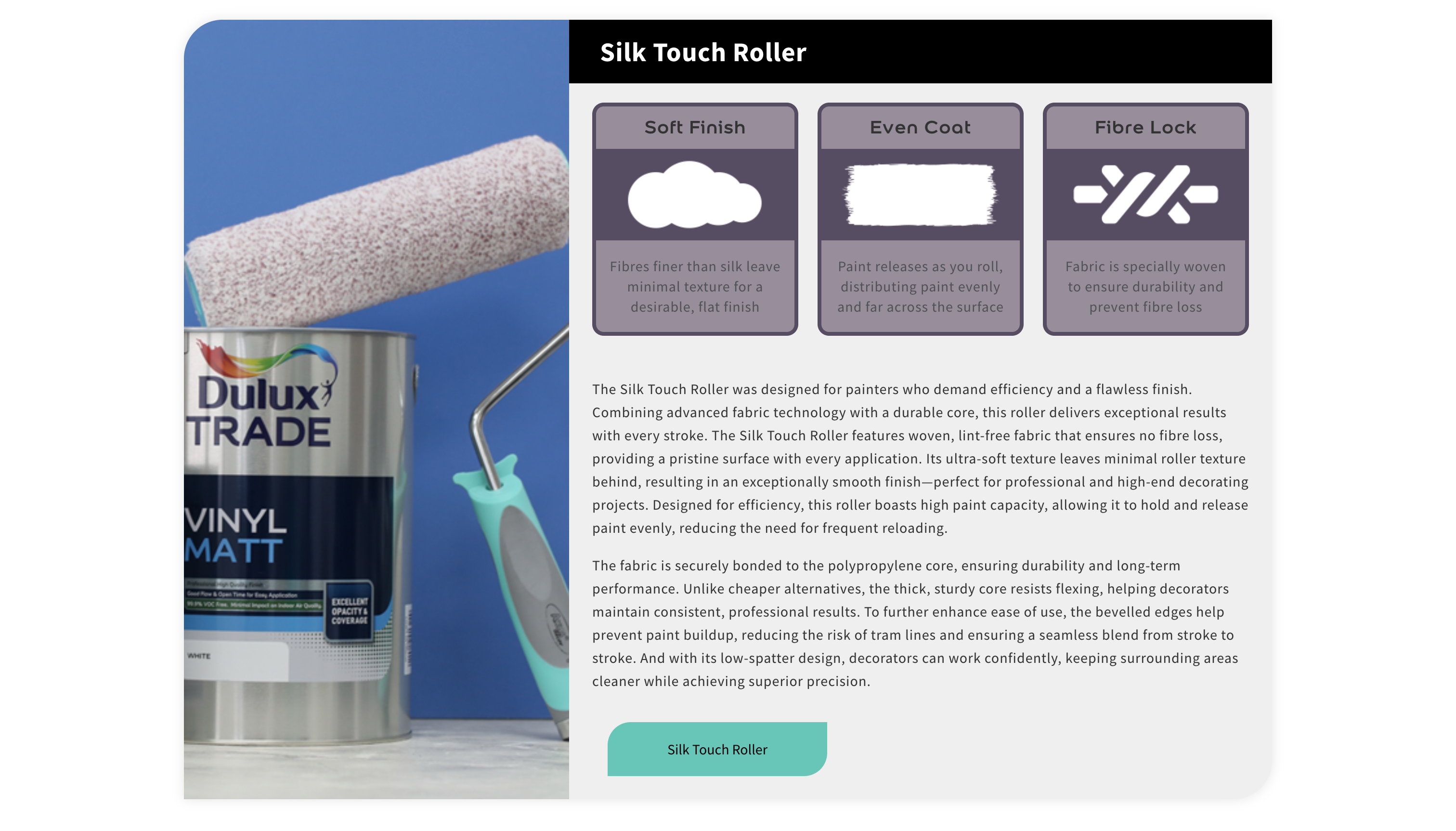 Black Friday 25% off Dulux Heritage promotion with a Shop Now button and a pound currency symbol.