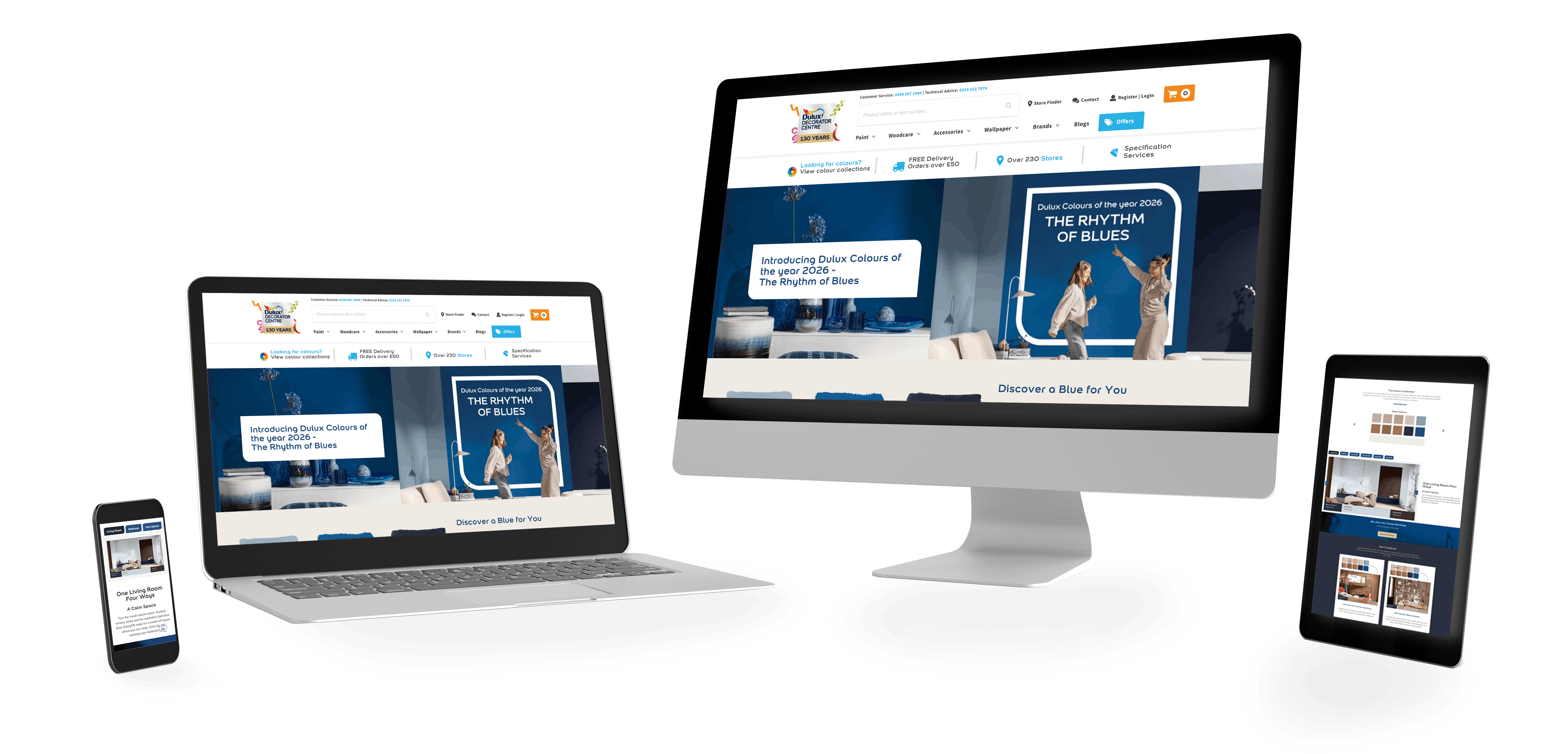 Dulux Decorator Centre Colour of the Year 2026 case study – landing page design