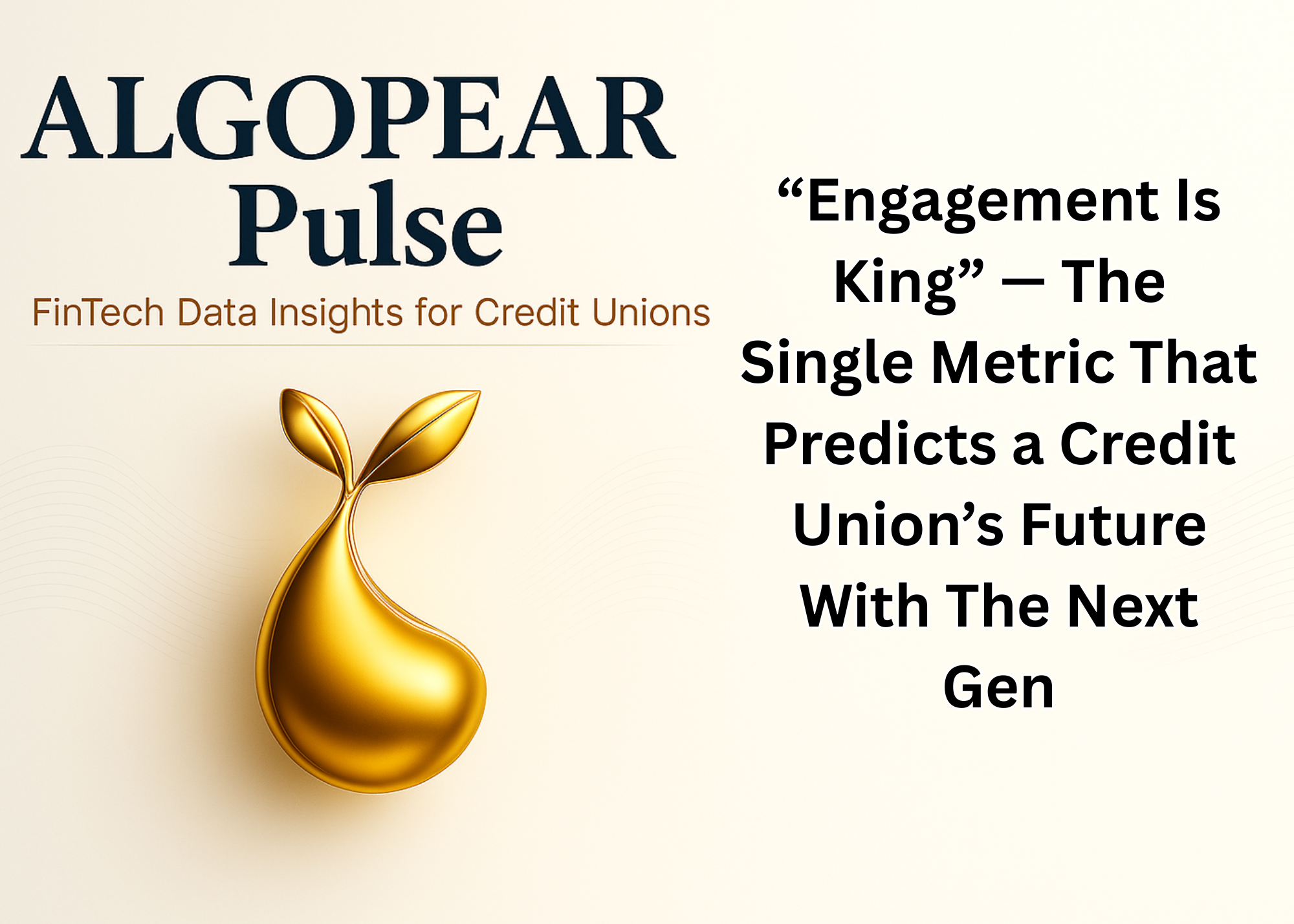 “Engagement Is King” — The Single Metric That Predicts a Credit Union’s Future