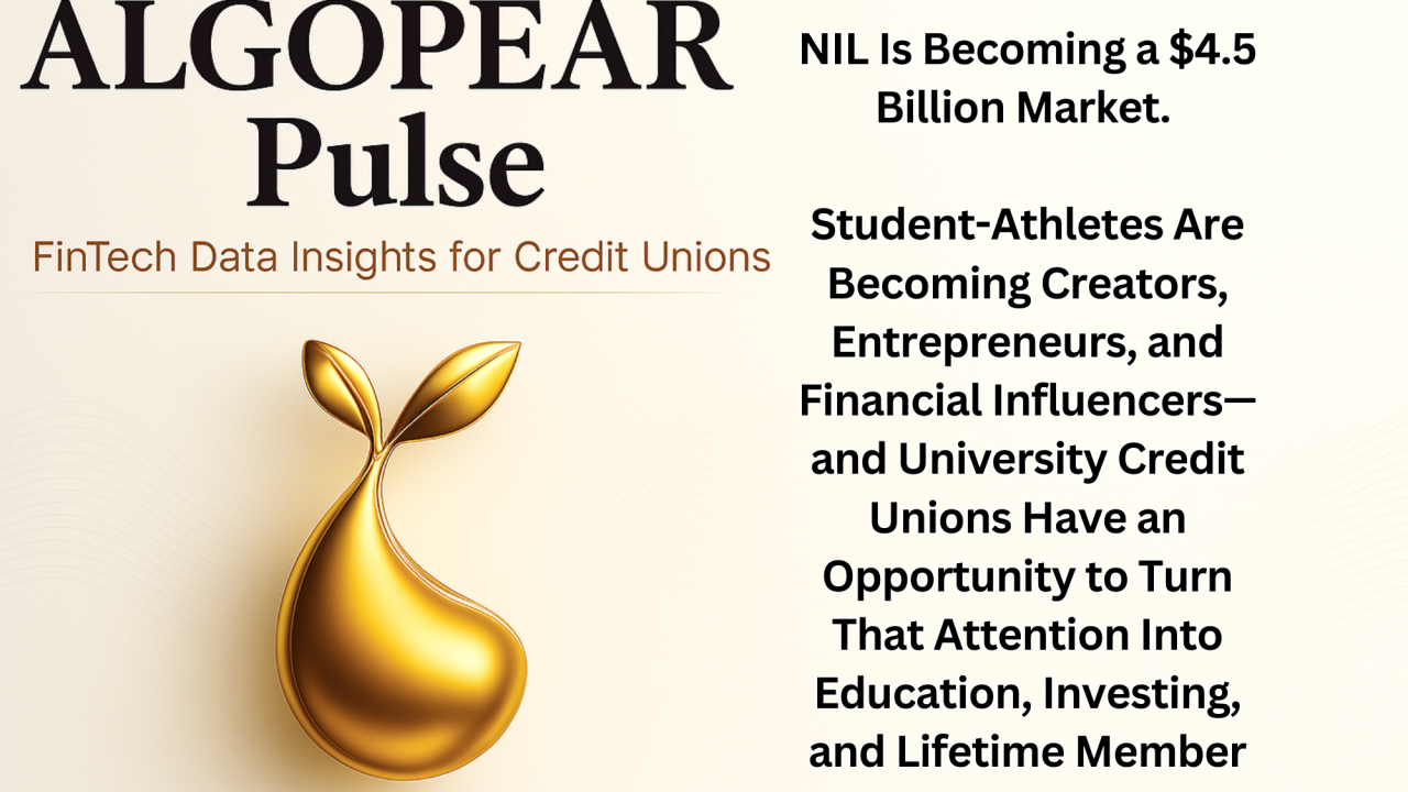 AlgoPear Logo with image symbol and title about credit unions adopting direct investing