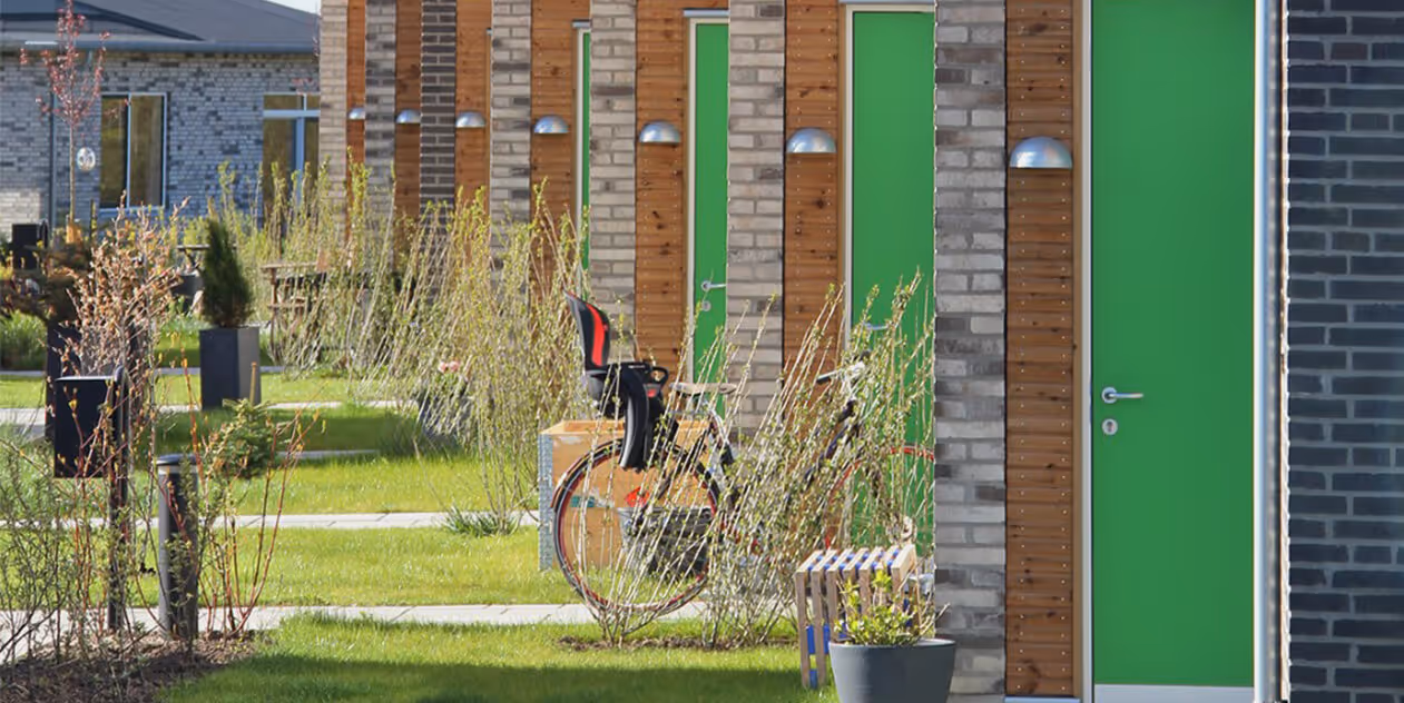 boligområde landskab bymunch landskabsarkitektur boligområde LAR dgnb biodiversitet regnbed