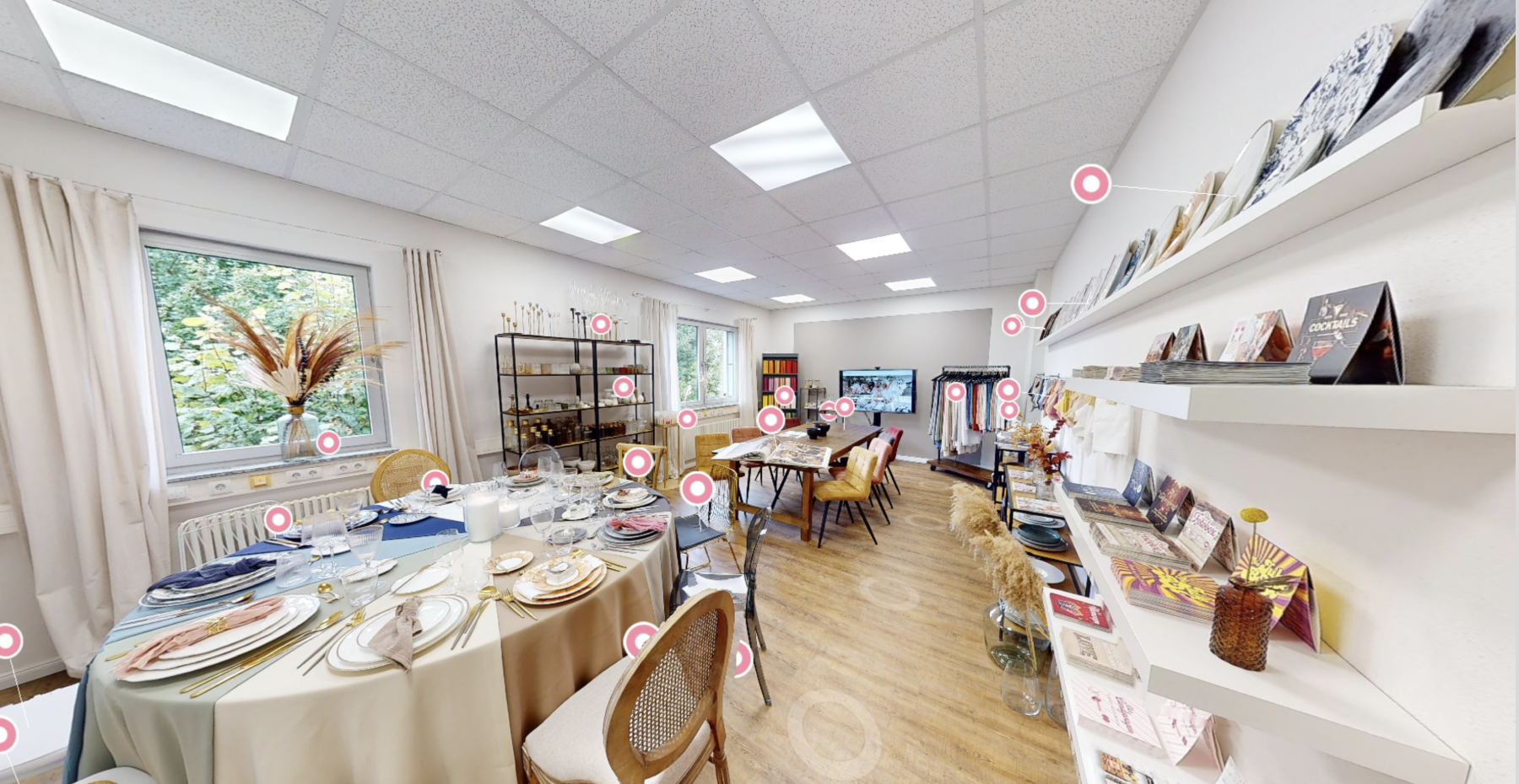 Virtueller Hochzeits-Showroom