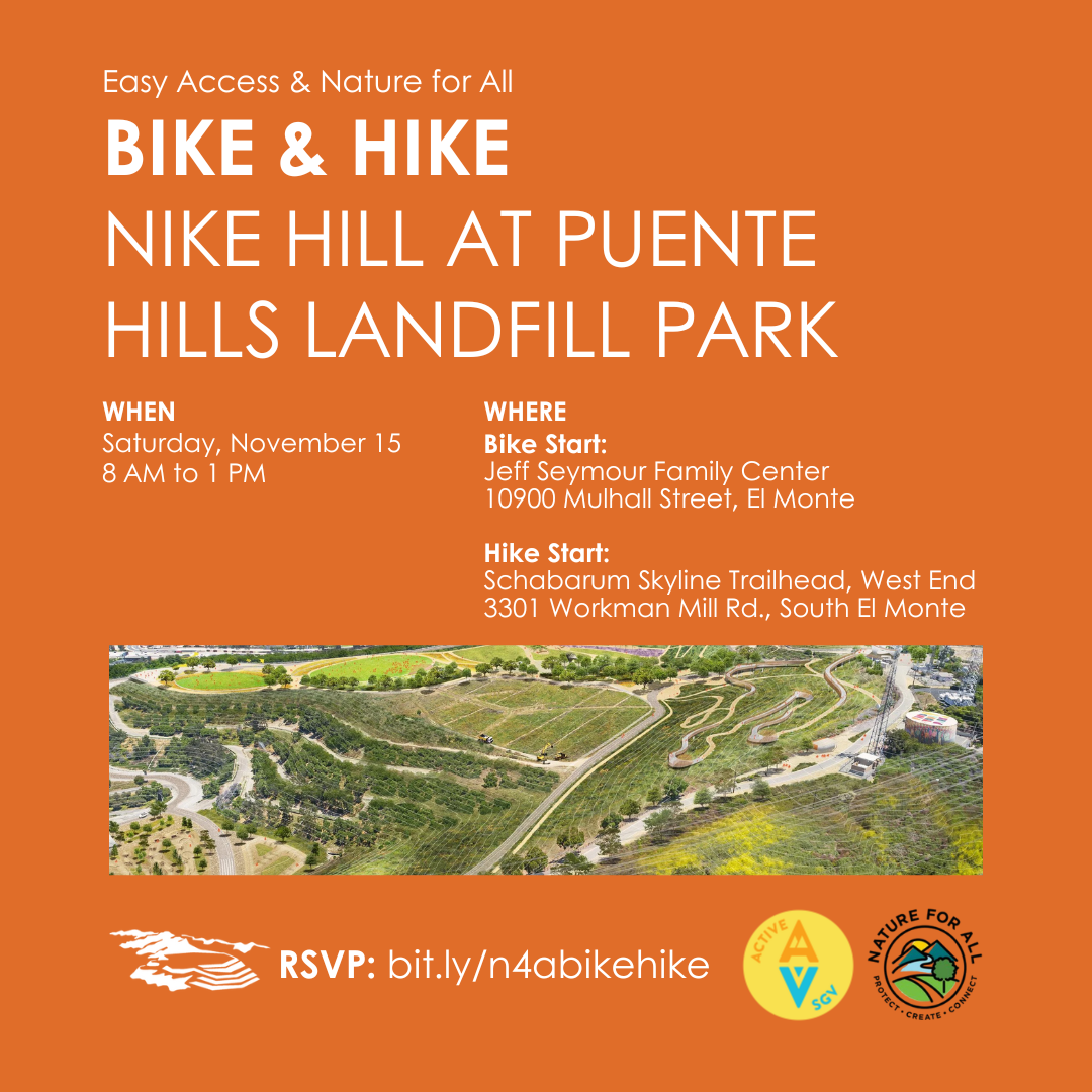 flyer for bike and hike event