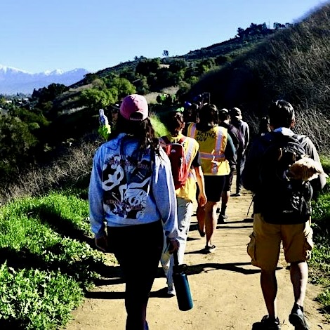 flyer for bike and hike event