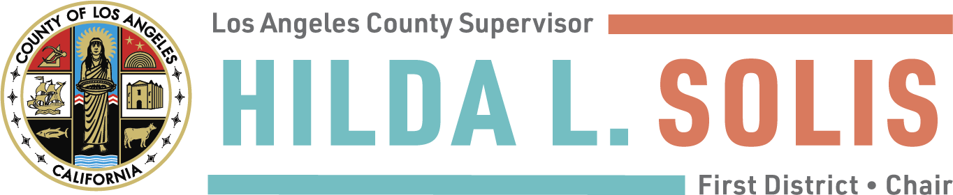 Los Angeles County Supervisor Hilda Solis, First District logo