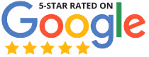 Calificación de 5 estrellas de Google