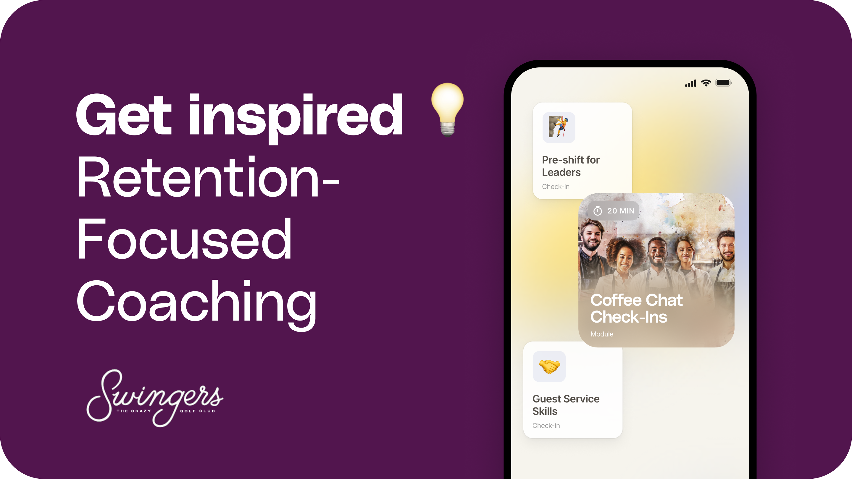 Training Example: How Swingers Uses Assessments and Coaching to Drive Ongoing Consistency