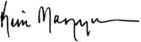 President Kim's signature